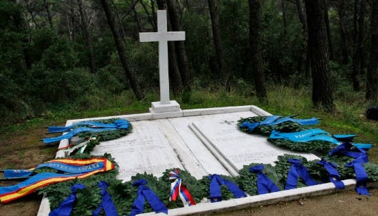 Gravsted for kong Konstantins forældre