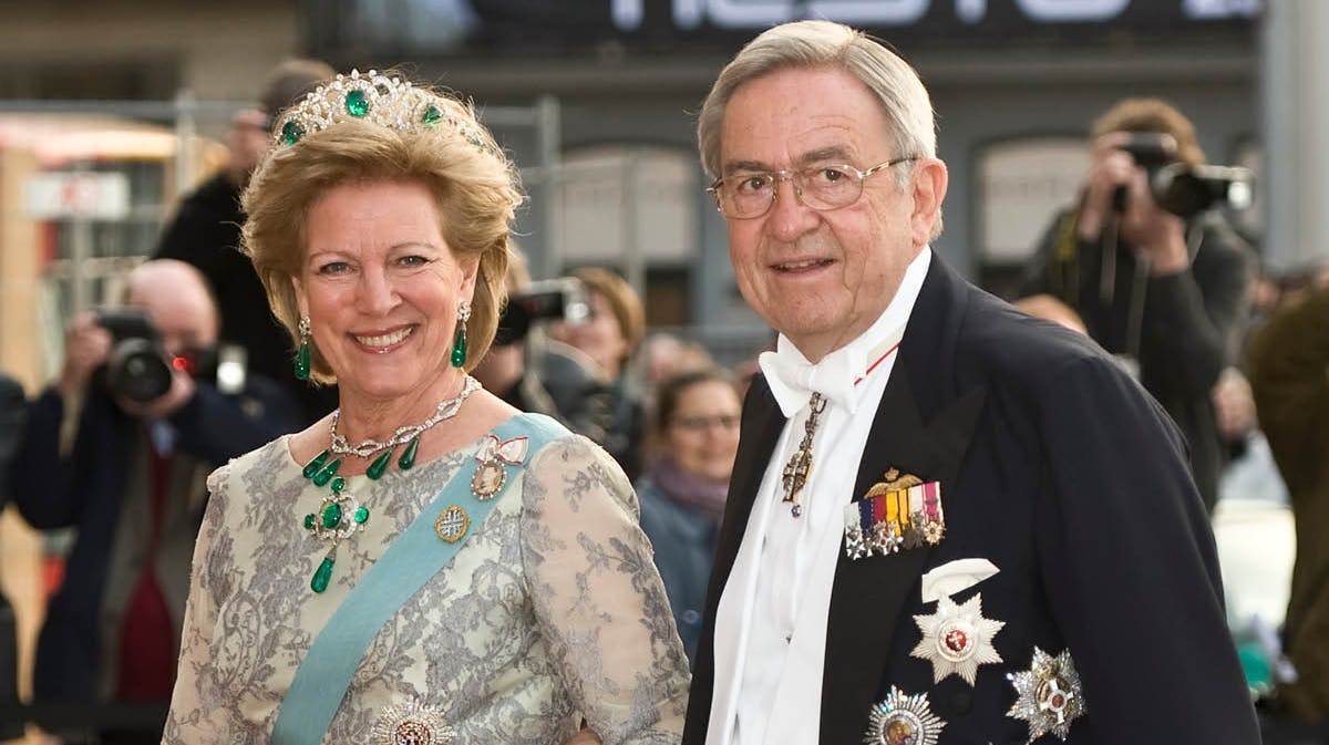 Dronning Anne-Marie og kong Konstantin. 