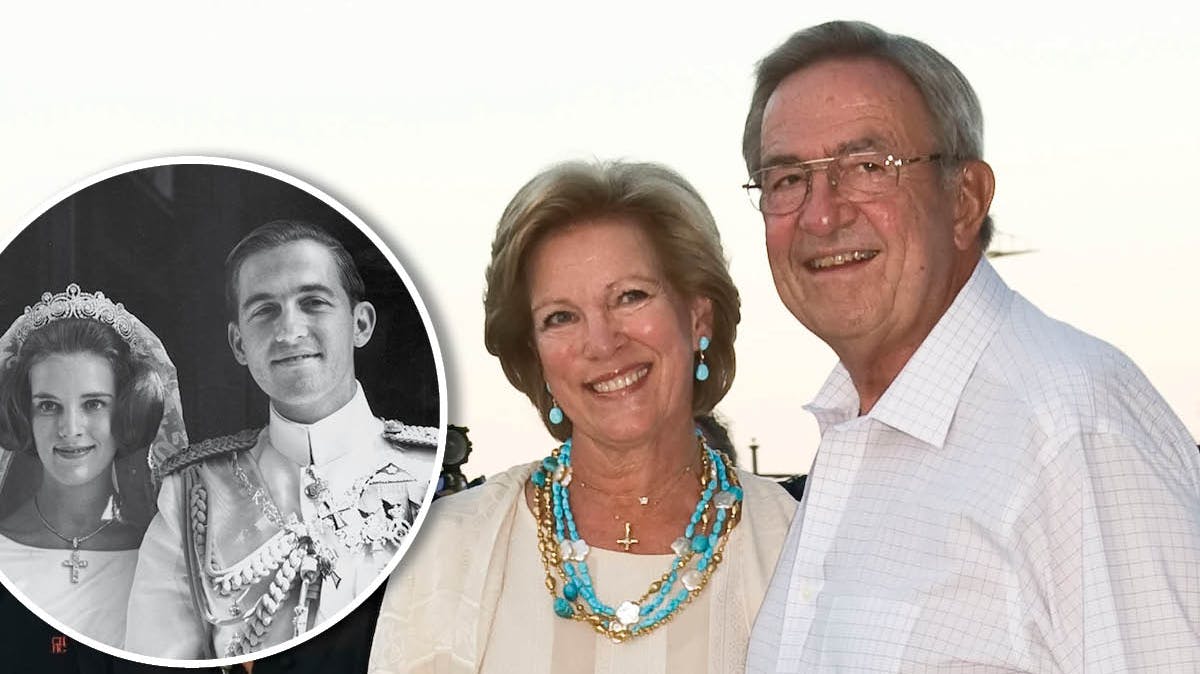 Dronning Anne-Marie og kong Konstantin.