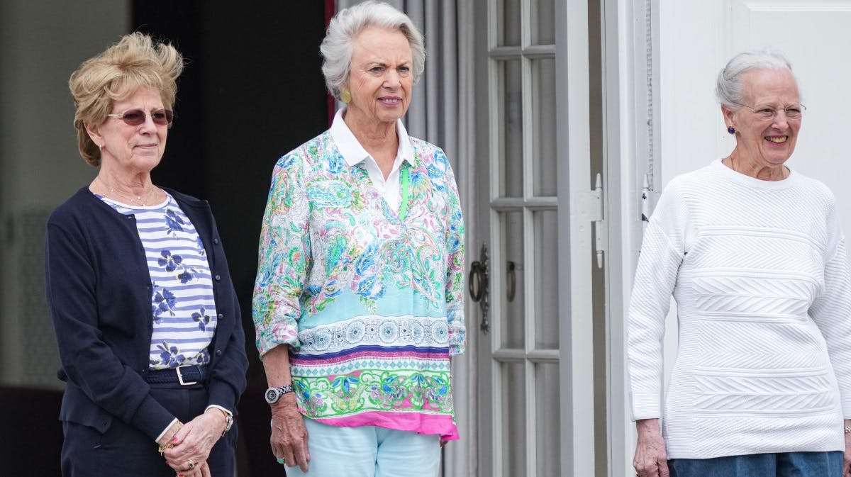 Dronning Anne-Marie, prinsesse Benedikte og dronning Margrethe