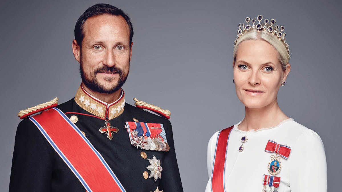 Kronprins Haakon og kronprinsesse Mette-Marit.