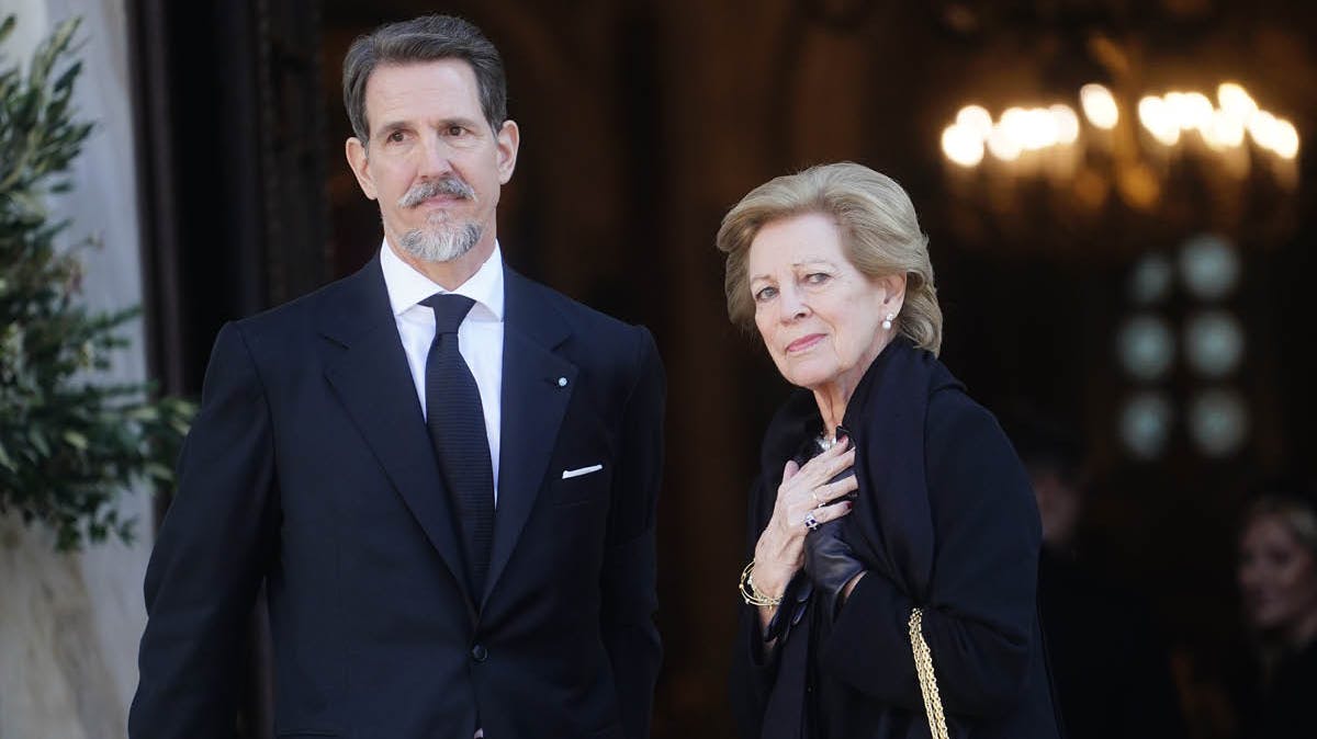 Kronprins Pavlos og dronning Anne-Marie.
