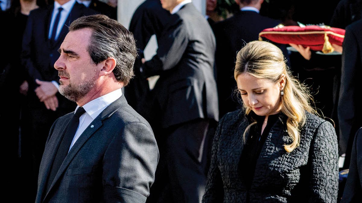 Prins Nikolaos og prinsesse Theodora. 