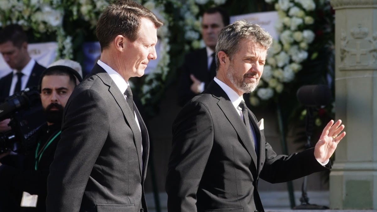 Prins Joachim og kronprins Frederik.