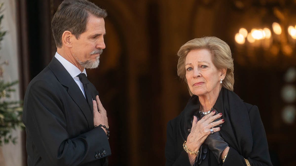 Kronprins Pavlos og dronning Anne-Marie.