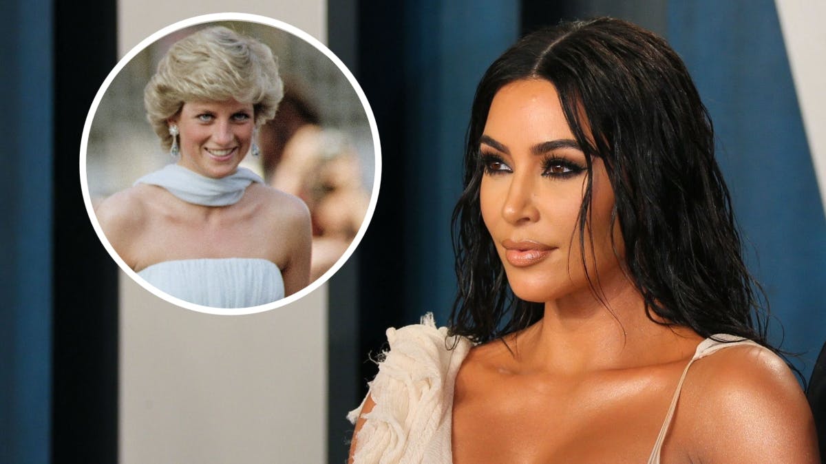 Kim Kardashian og prinsesse Diana.