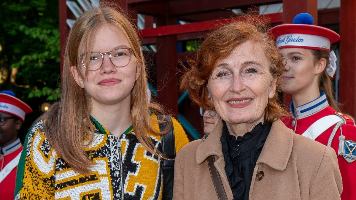 Bodil Jørgensen med datteren Rigmor.