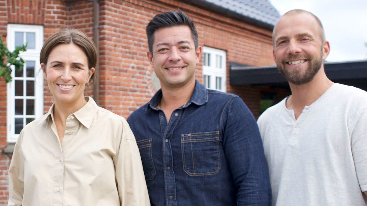 Line Franck, Dennis Lindequist og Søren Vester. 