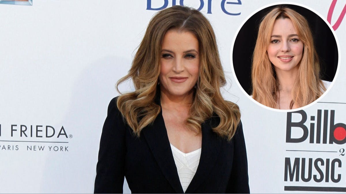 Lisa Marie Presley og Riley Keough.