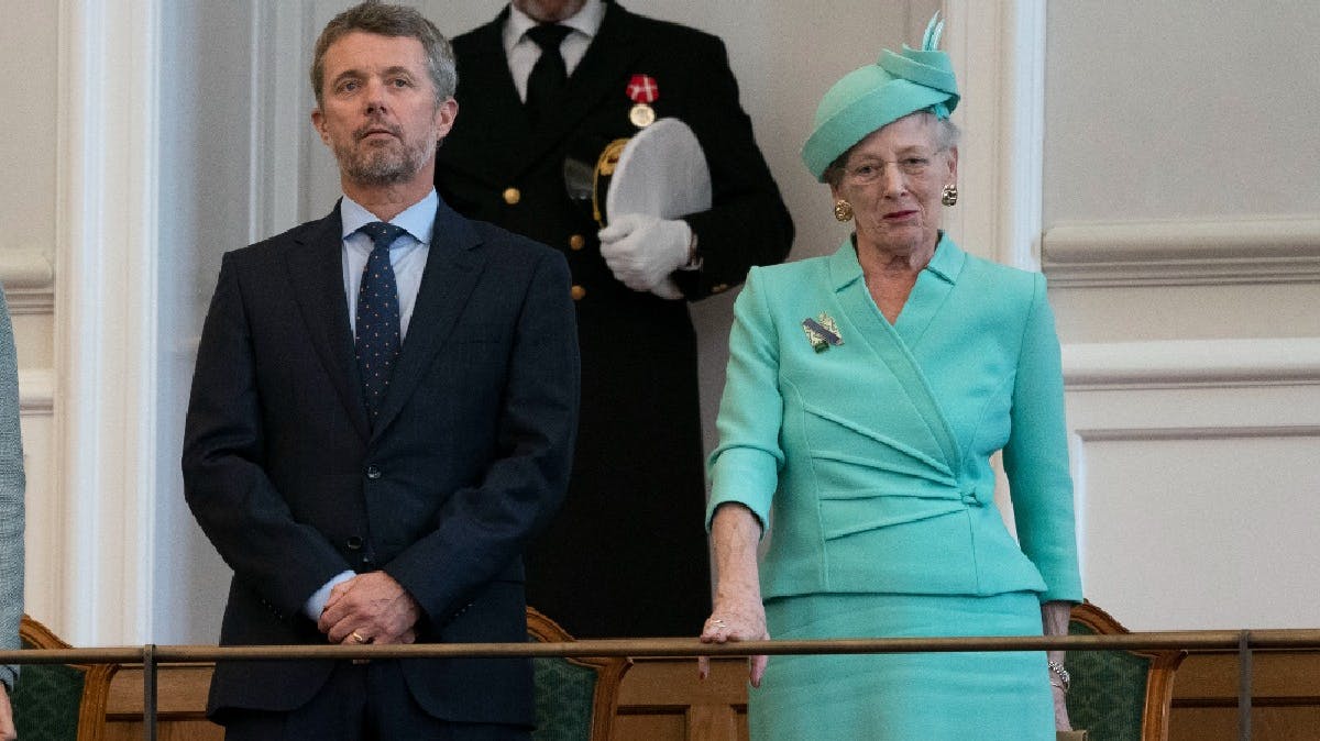 Kronprins Frederik og dronning Margrethe