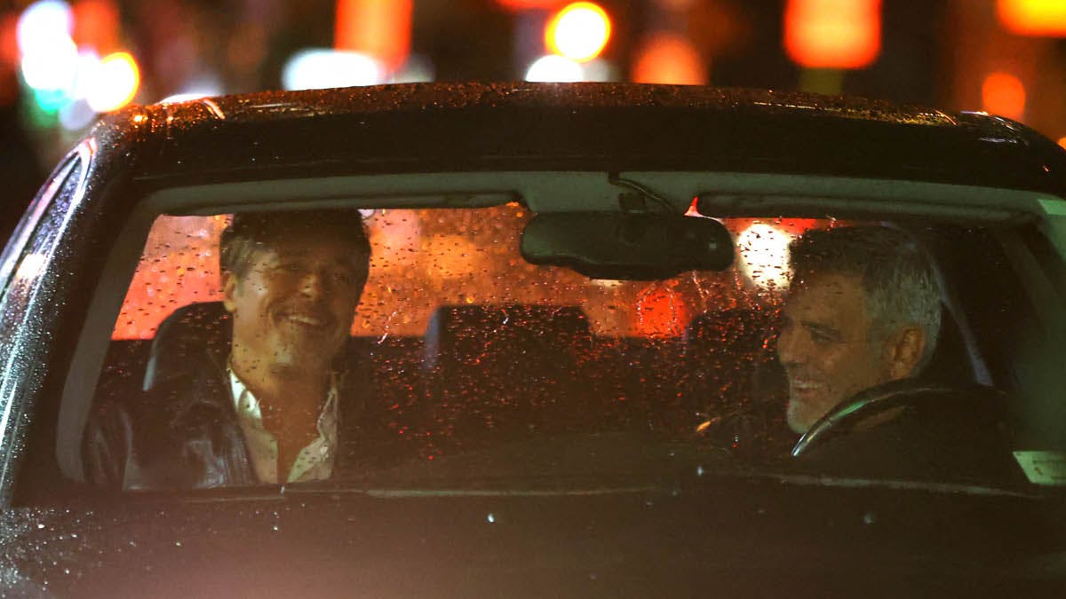 Brad Pitt og George Clooney