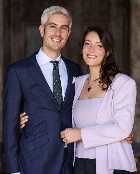 Nicolas Bagory og prinsesse Alexandra. 