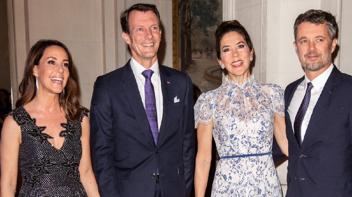 Prinsesse Marie, prins Joachim, kronprinsesse Mary og kronprins Frederik