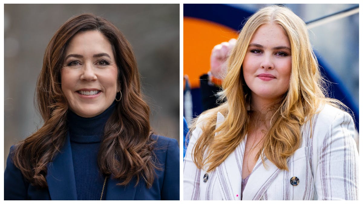 Kronprinsesse Mary og prinsesse Amalia.