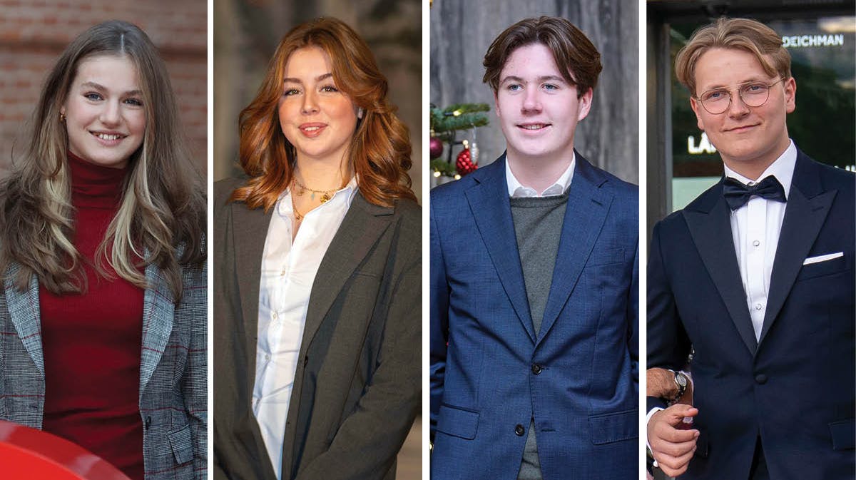 En række kongelige børn fylder 18 år i 2023.