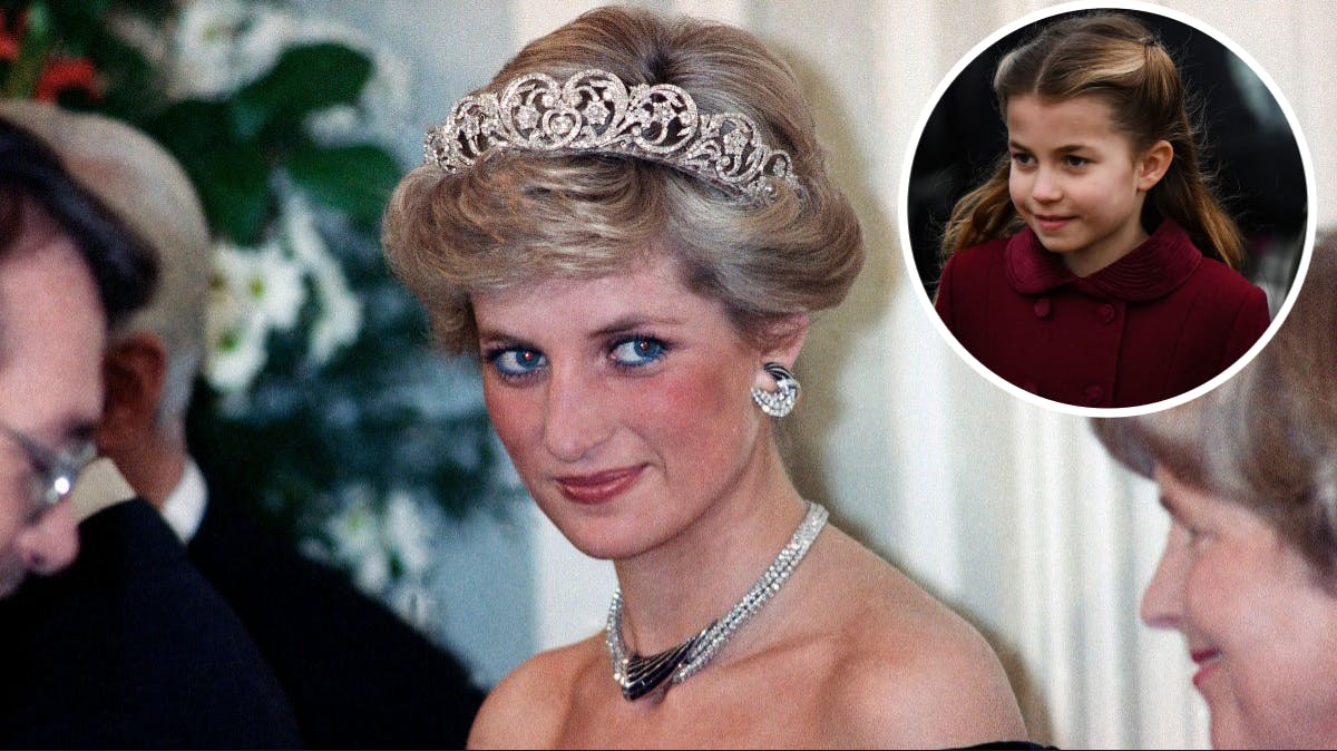 Prinsesse Diana og prinsesse Charlotte.