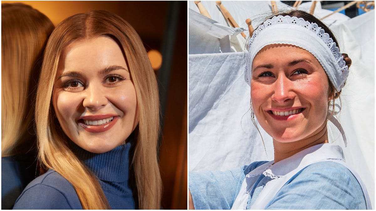 Emmelie de Forest og Rosalinde Mynster som Fie.