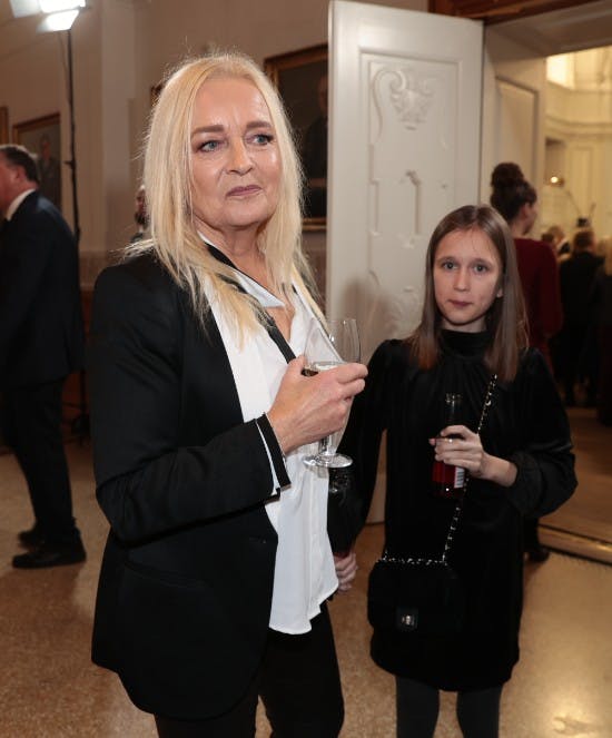 Anne Linnet med datteren Isolde 