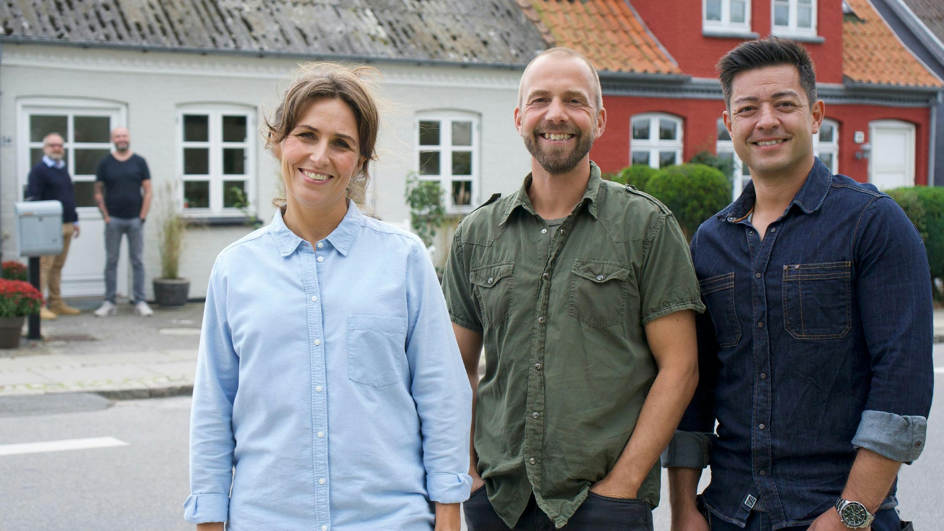 Line Franck, Søren Vester og Dennis Lindequist. 