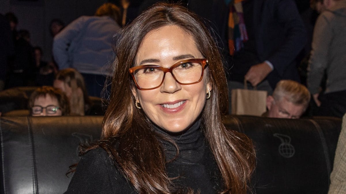 Kronprinsesse Mary i biografsalen 