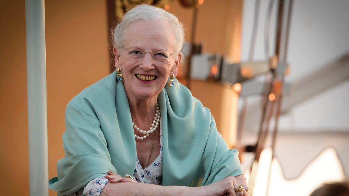 Dronning Margrethe.
