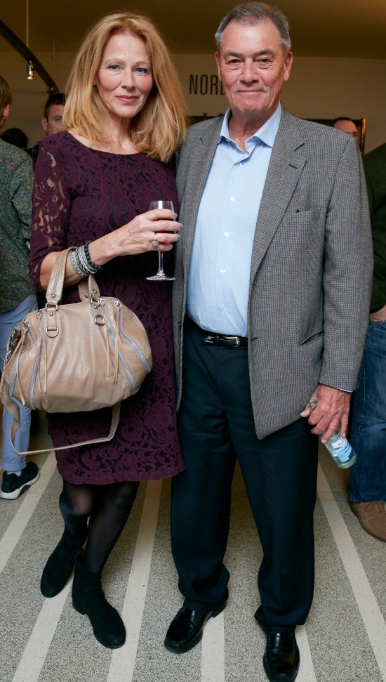 Asger Aamund med sin hustru, Suzanne Bjerrehuus