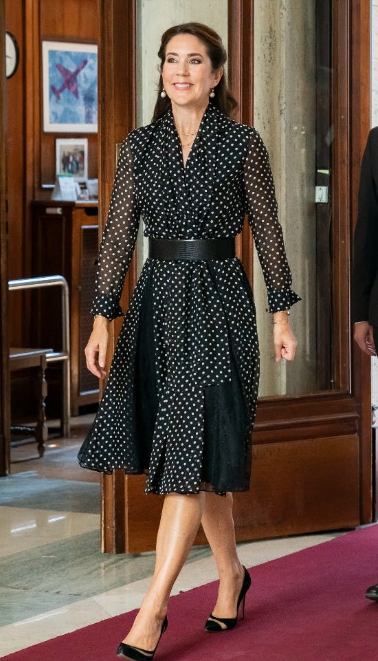 Kronprinsesse Mary i Milano i 2021.