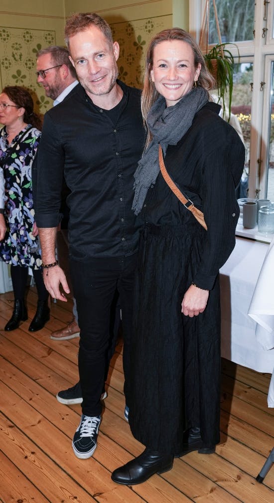 Sara Lygum og kæresten Jonas. 