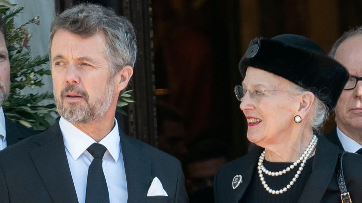 Kronprins Frederik og dronning Margrethe