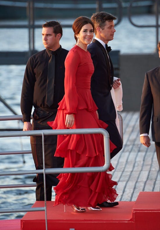 Kronprinsparret ved fejringen af kong Willem-Alexander i anledning af tronskiftet i 2013.

