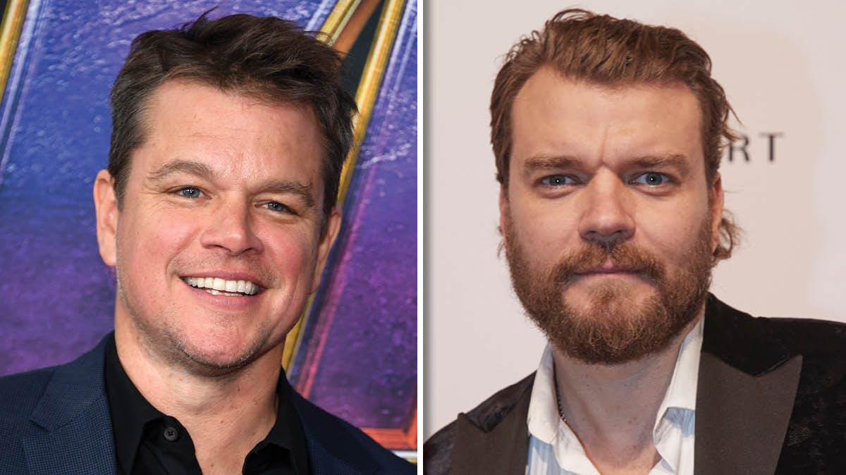 Matt Damon og Pilou Asbæk
