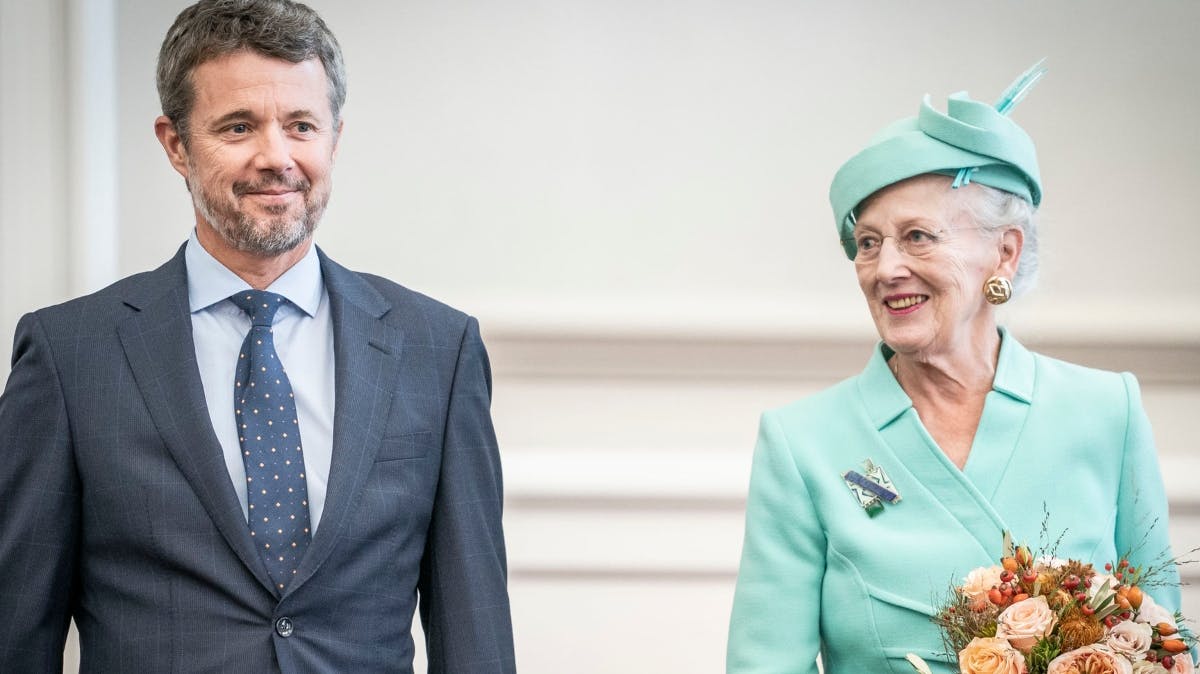 Kronprins Frederik og dronning Margrethe