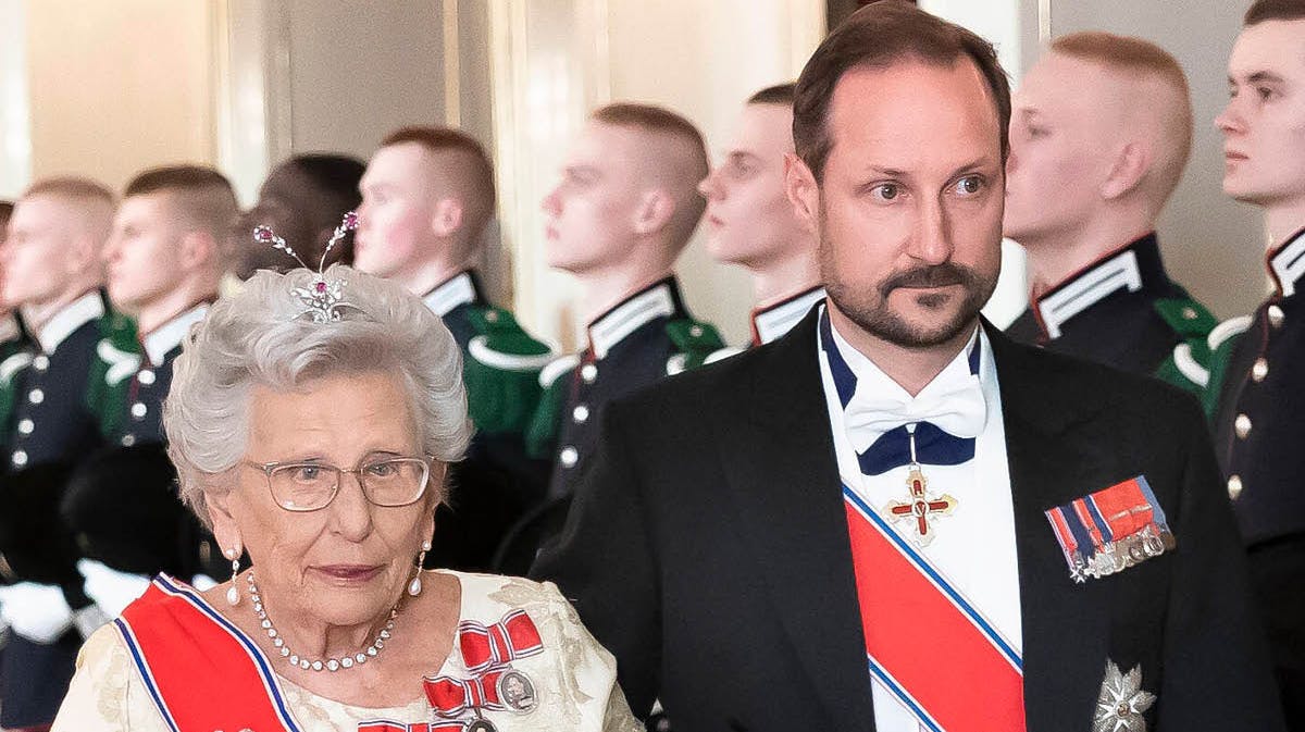 Prinsesse Astrid, fru Ferner, og kronprins Haakon. 