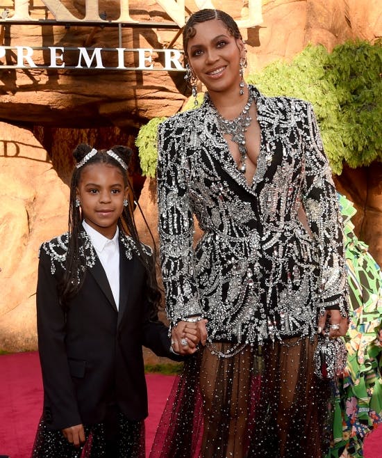 Beyonce og Blue Ivy i 2019. 