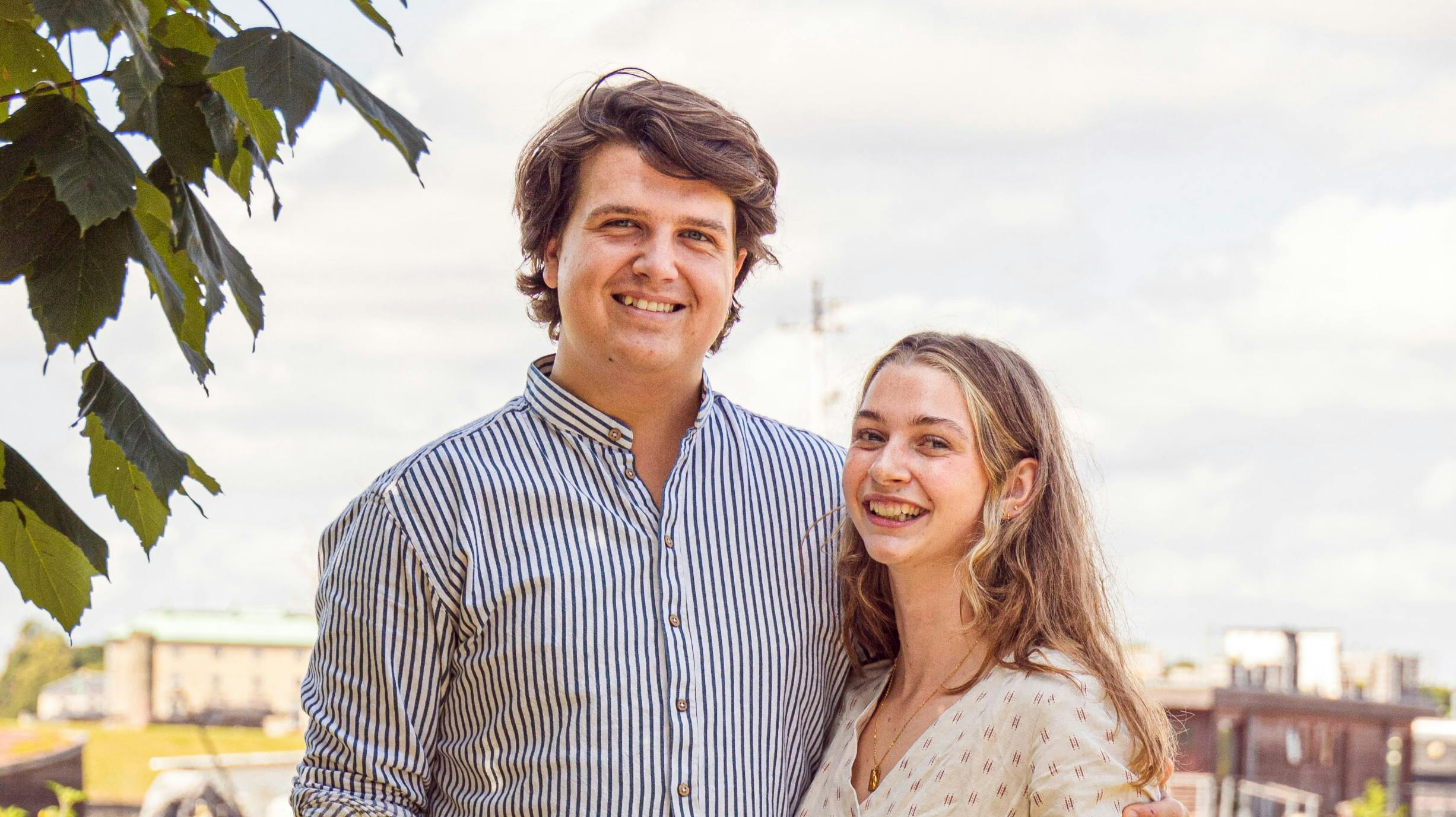 Alfred Midé Erichsen og Madeleine.