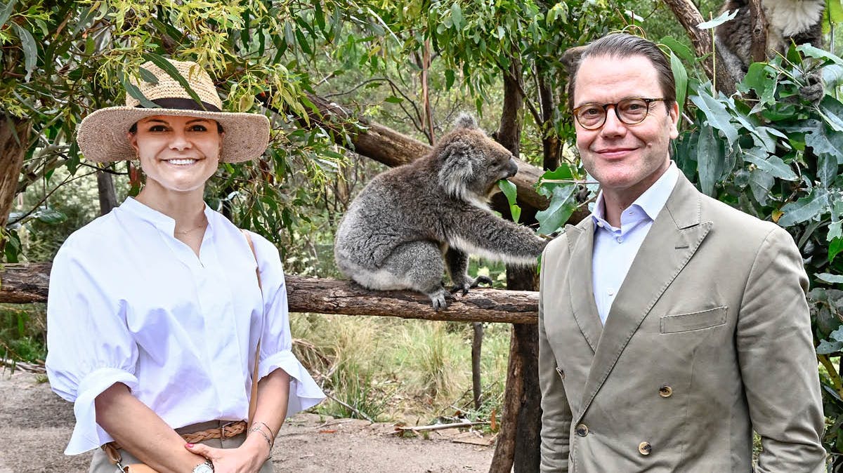Kronprinsesse Victoria og prins Daniel.
