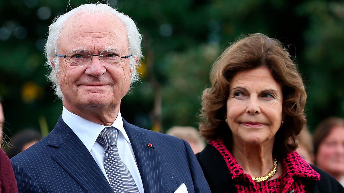Kong Carl Gustaf og dronning Silvia. 