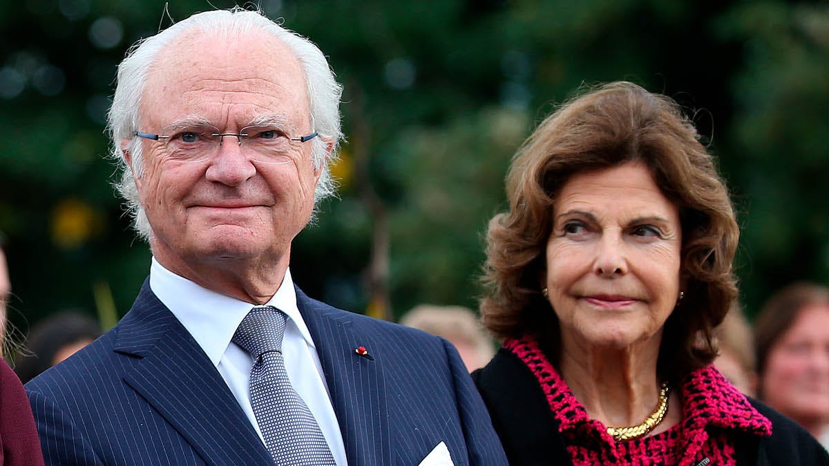 Kong Carl Gustaf og dronning Silvia. 