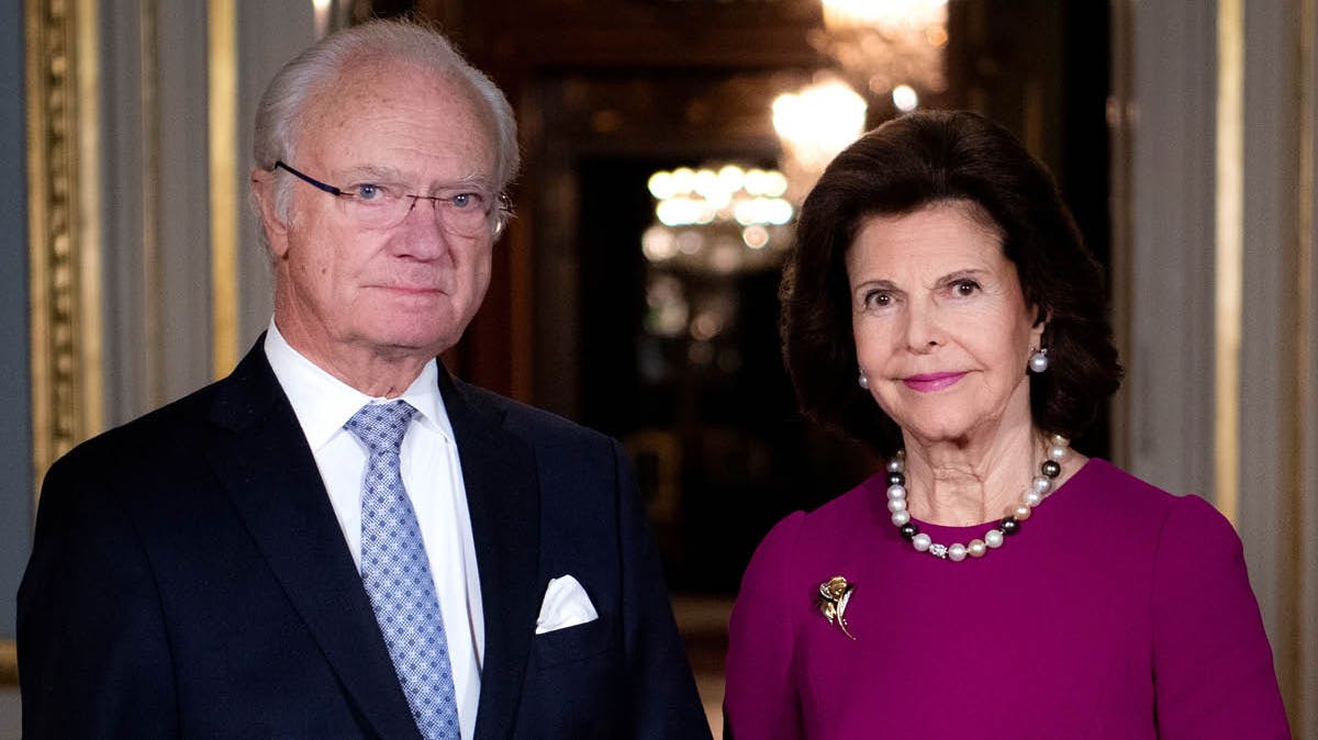 Kong Carl Gustaf og dronning Silvia. 