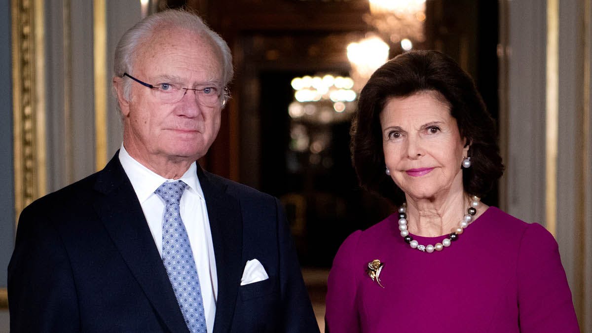 Kong Carl Gustaf og dronning Silvia. 