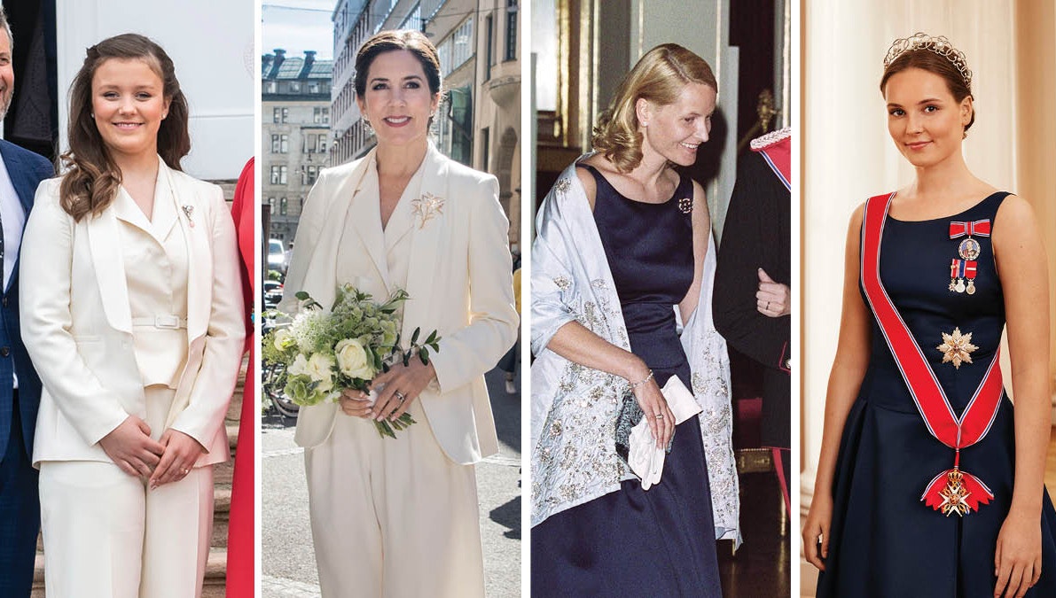 De kongelige kvinder lader gerne deres tøj gå i arv. 