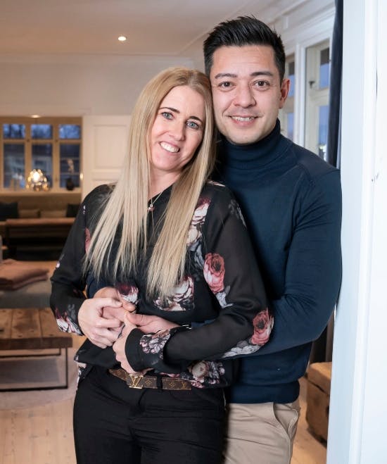 Dennis Lindequist og kæresten Susie. 