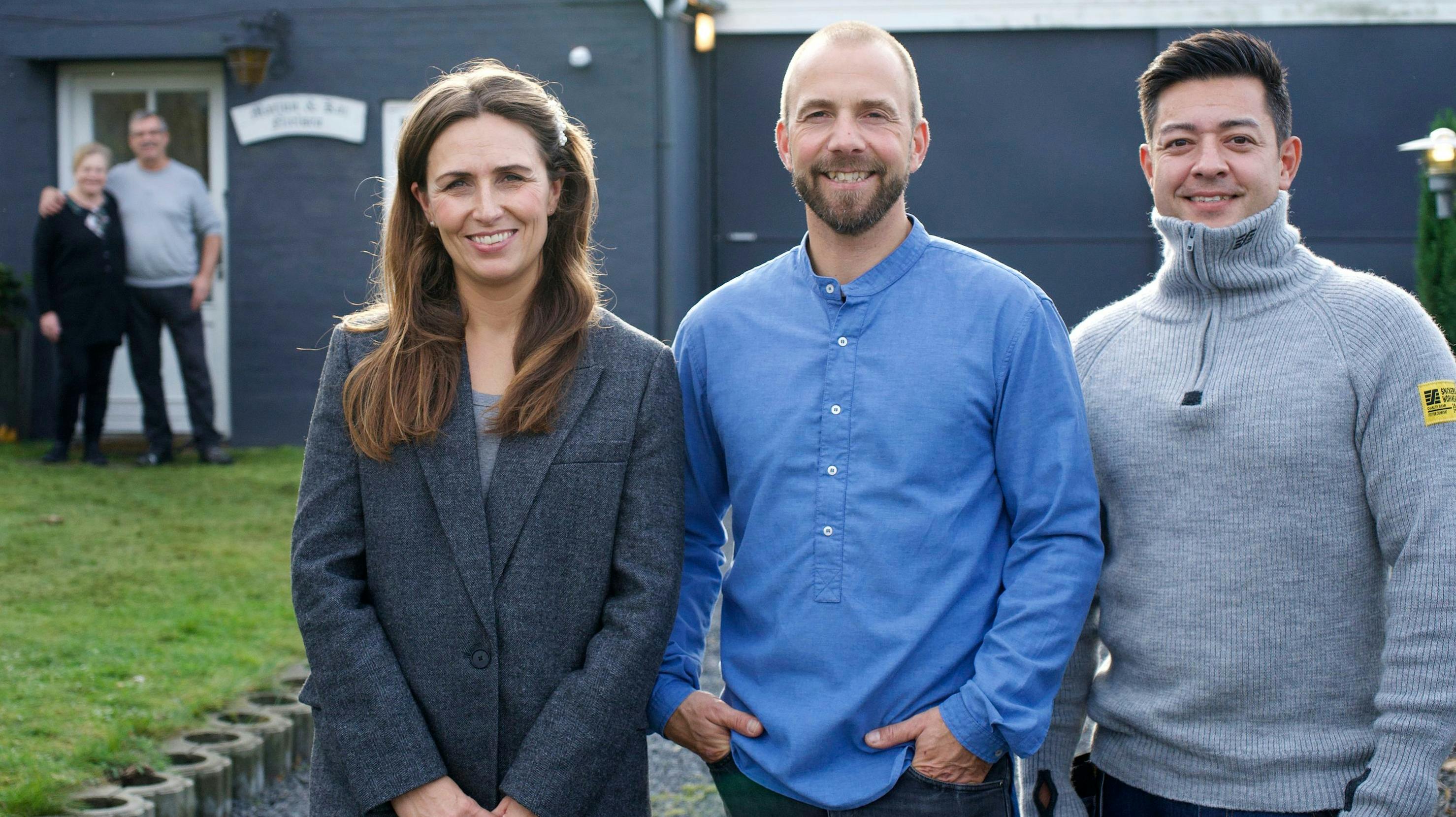 Line Franck, Søren Vester og Dennis Lindequist.