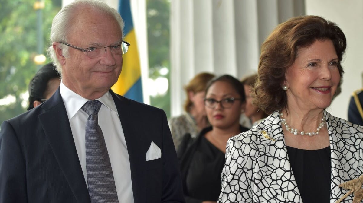 Kong Carl Gustaf og dronning Silvia