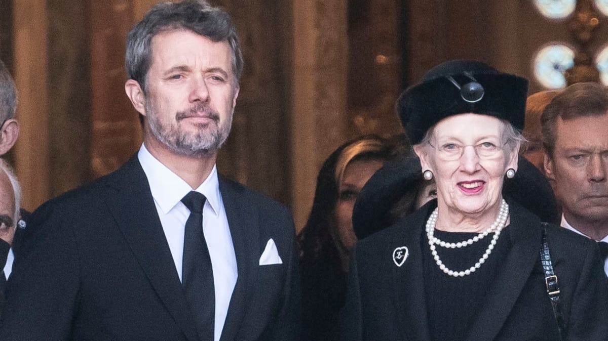 Kronprins Frederik og dronning Margrethe