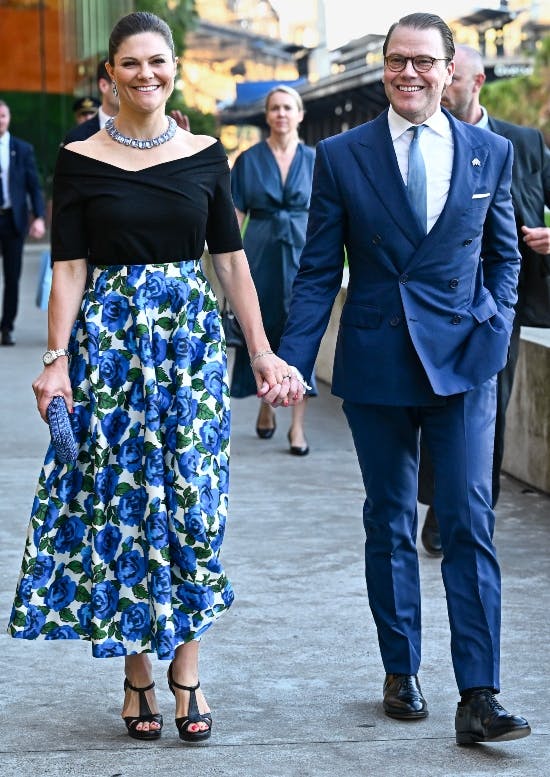 Kronprinsesse Victoria og prins Daniel. 