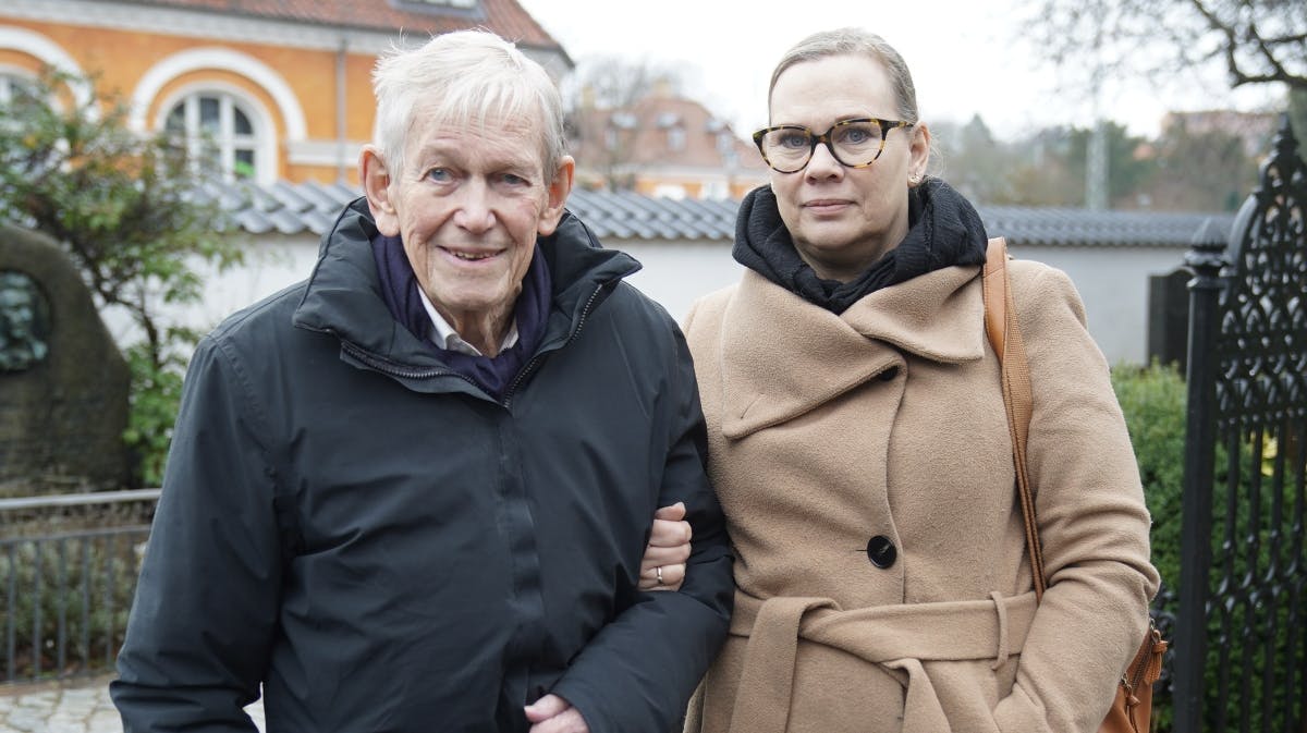 Jørn Hjorting og datteren Helle. 