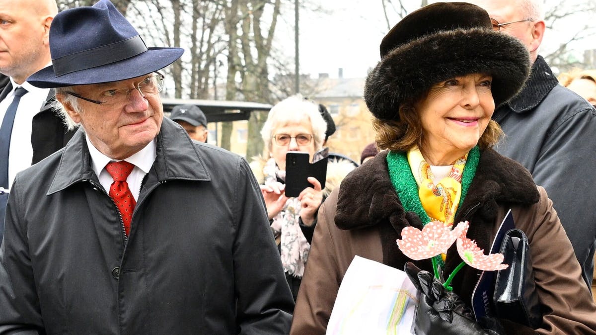 Kong Carl Gustaf og dronning Silvia