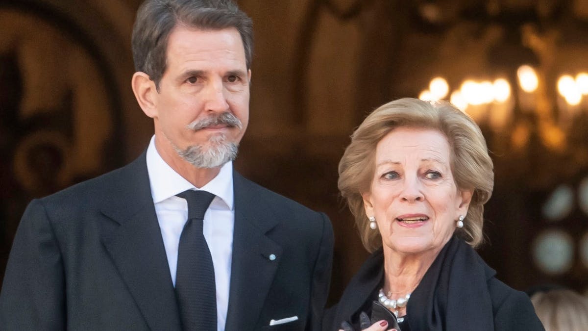 Kronprins Pavlos og dronning Anne-Marie