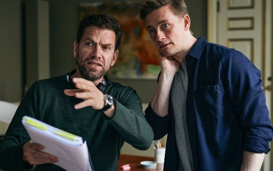 Nikolaj Lie Kaas og Esben Smed